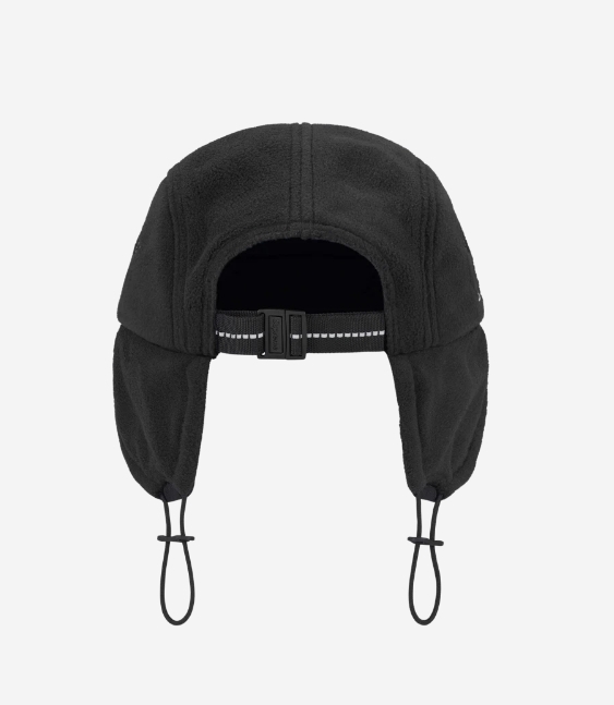 SUPREME】POLARTEC EARFLAP CAMP CAP BLACK 24FW (Supreme/キャップ