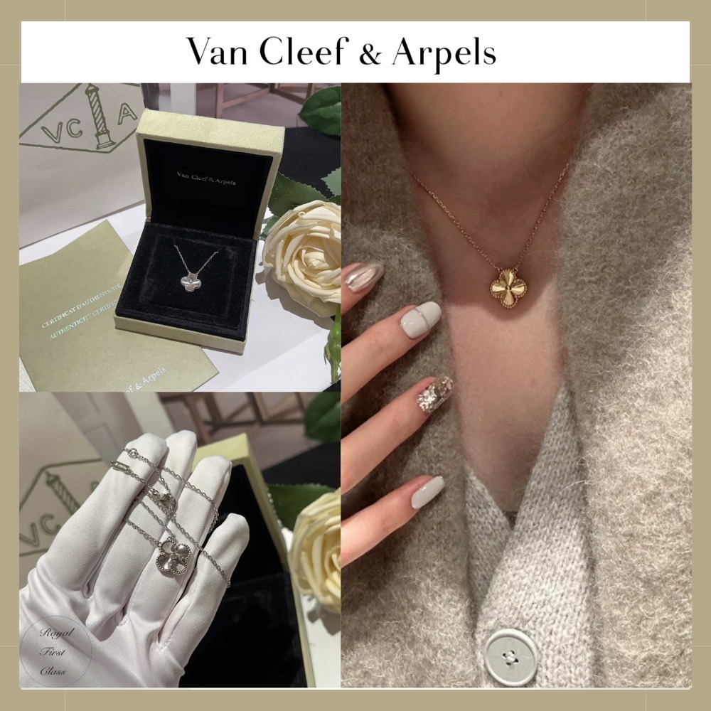 即発☆ヴィンテージアルハンブラ ペンダント ゴールド ギヨシェ (Van