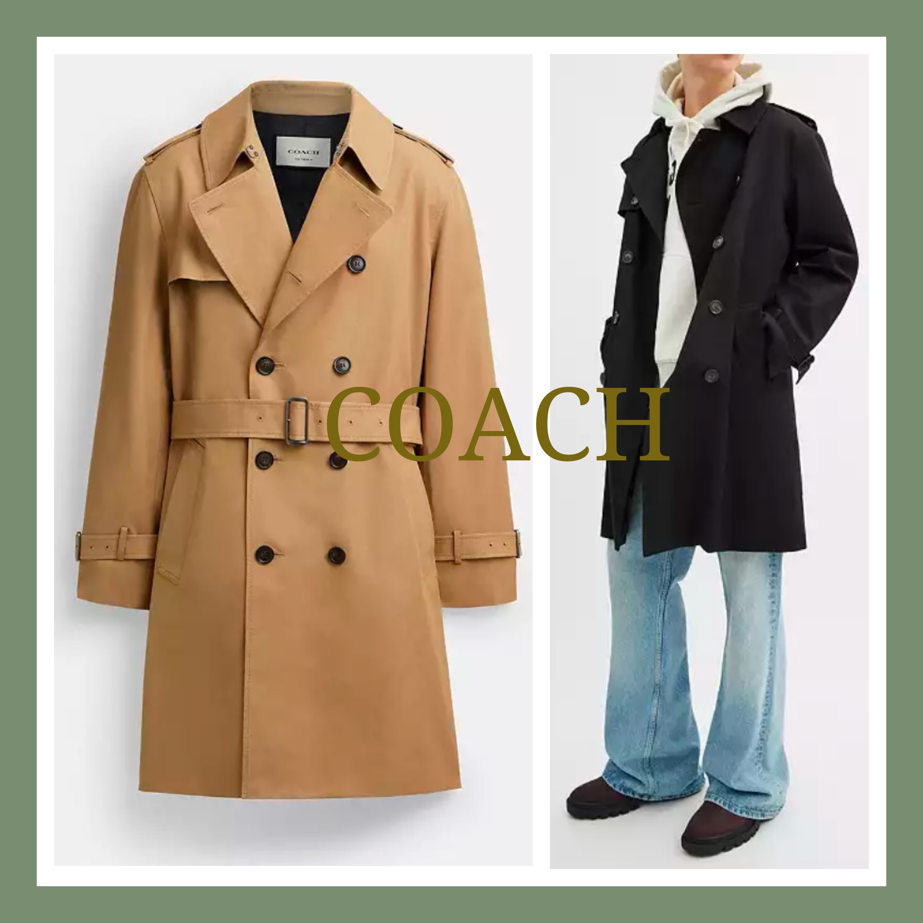 セール【COACH】コア トレンチ コート (Coach/トレンチコート) CT264