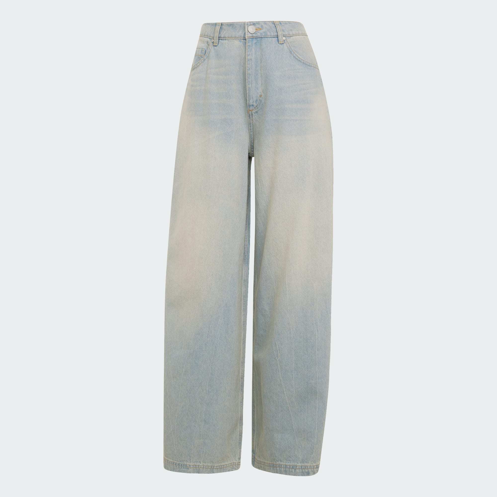adidas】ADILENIUM SEASON 3 ZIP WASHED DENIM PANTS (adidas/デニム