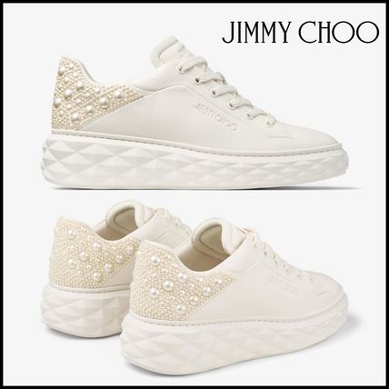 ☆JIMMY CHOO☆ Diamond Maxi F II ☆ pearl sneakers (Jimmy Choo