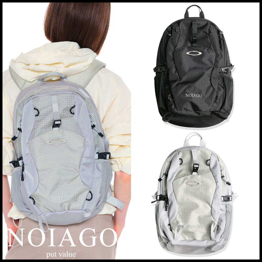 NOIAGO NOI1388 ナイロンデイリーバックパック (ライトグレー) MUSINSA