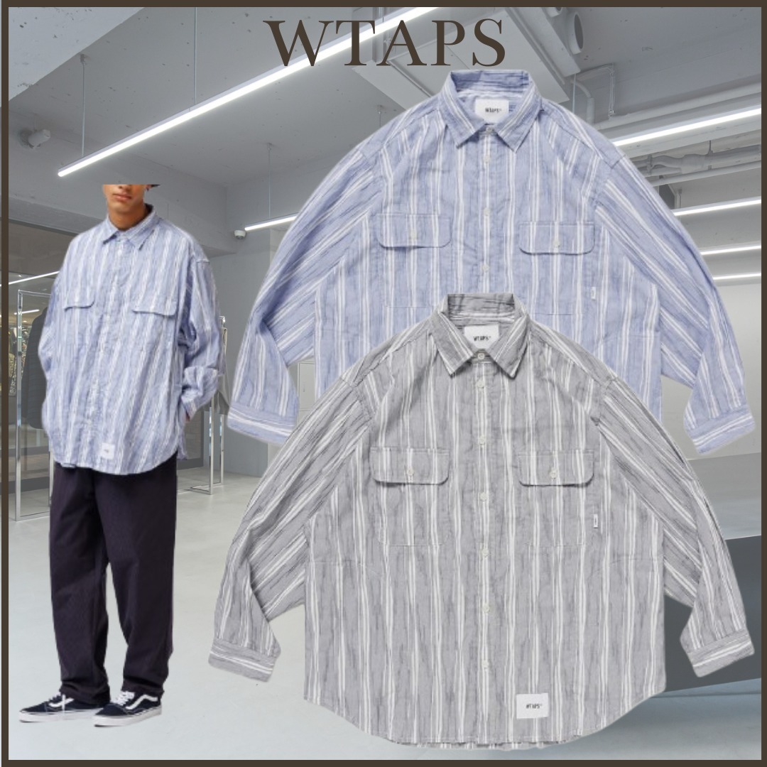 WTAPS】WCPO 02 / LS / CTPL. DOBBY. TEXTILE (WTAPS/シャツ) 251WVDT