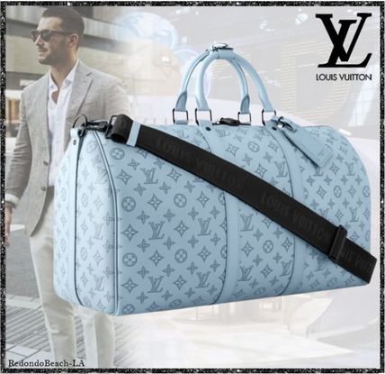 ブルー（青）系 Louis Vuitton(ルイヴィトン) ボストンバッグ(メンズ