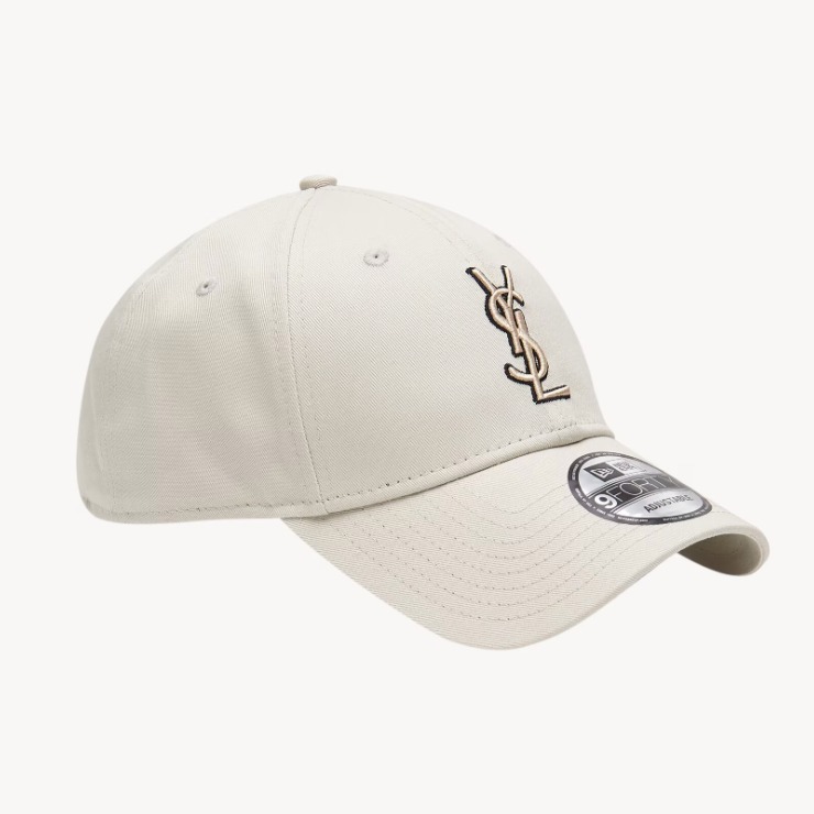 NEW ERA○サンローランコラボ○9FORTY YSLモノグラムキャップ (New Era