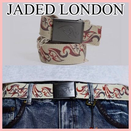 ホワイト（白）系 JADED LONDON(ジェイデッドロンドン) ベルト(メンズ