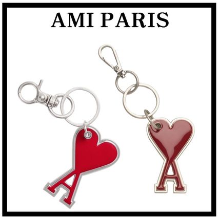 レッド（赤）系 AMI PARIS(アミ パリス) キーホルダー・キーリング