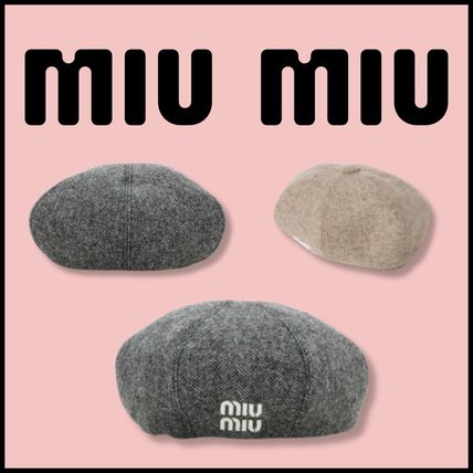 MiuMiu(ミュウミュウ) ベレー帽(レディース) - ブランド通販のBUYMA