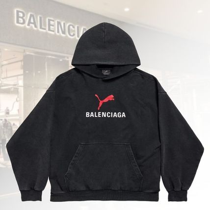 PUMA限定コラボ】Balenciaga バレンシアガ パーカー ブラック
