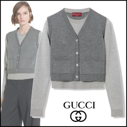 Vネック GUCCI(グッチ) ニット・セーター(レディース) - ブランド通販