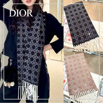 エレガントに、クールに♪】ディオール Cannage マフラー (Dior