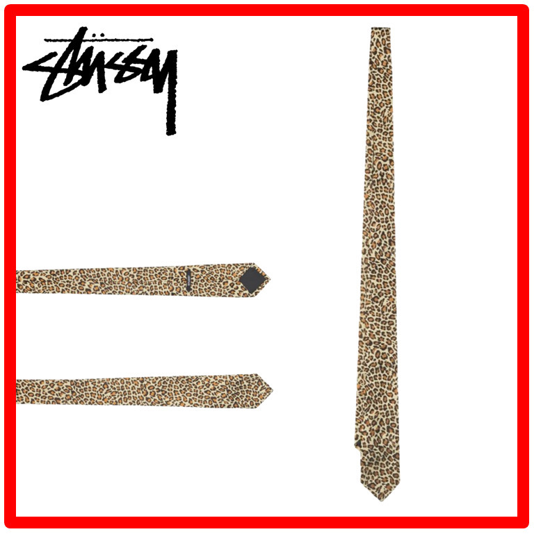 ☆人気☆【STUSSY】☆Stussy Jacquard Leopard Tie☆ (STUSSY/ネクタイ
