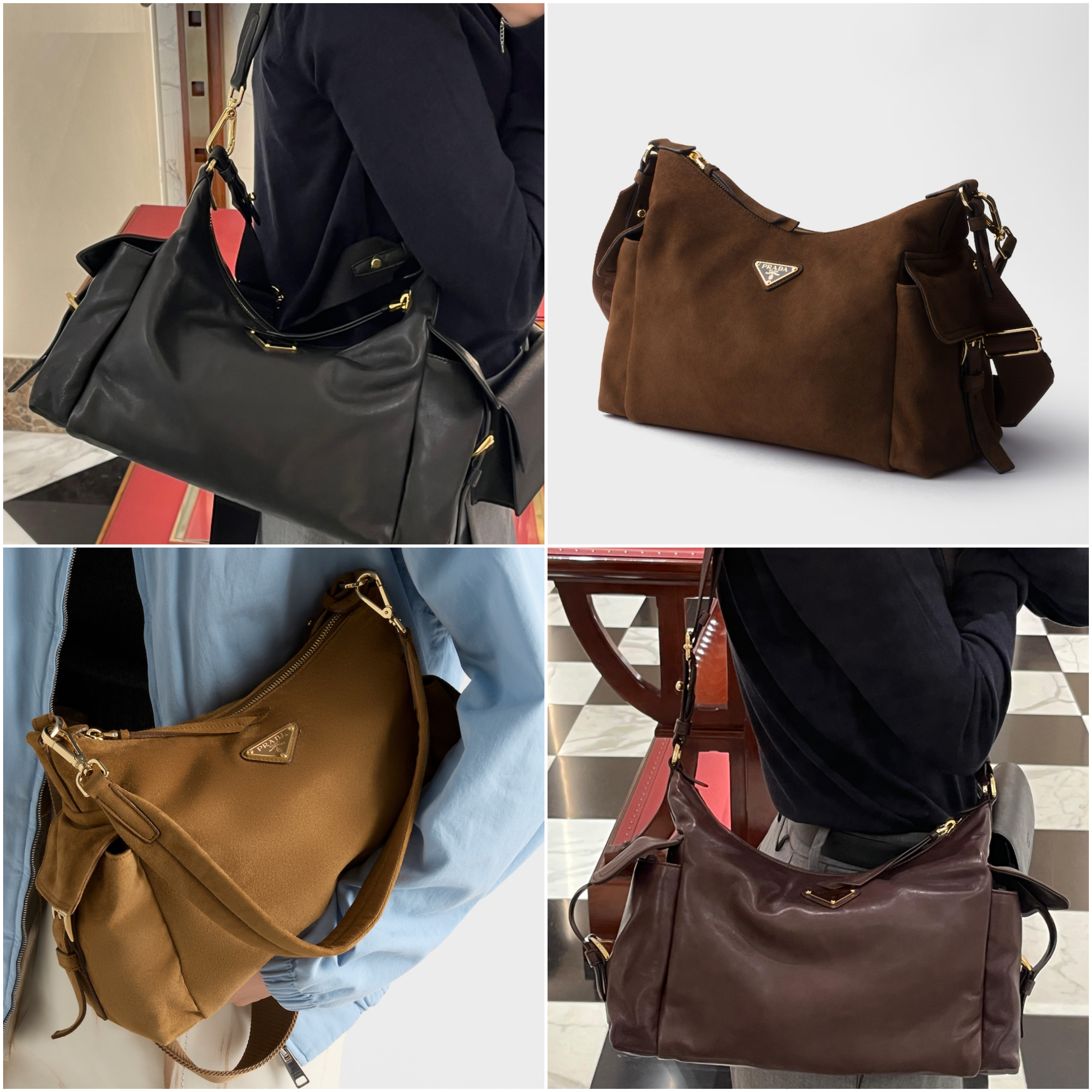 PRADA【入手困難】Explore☆ナッパレザー バッグ☆ラージ☆全色 (PRADA