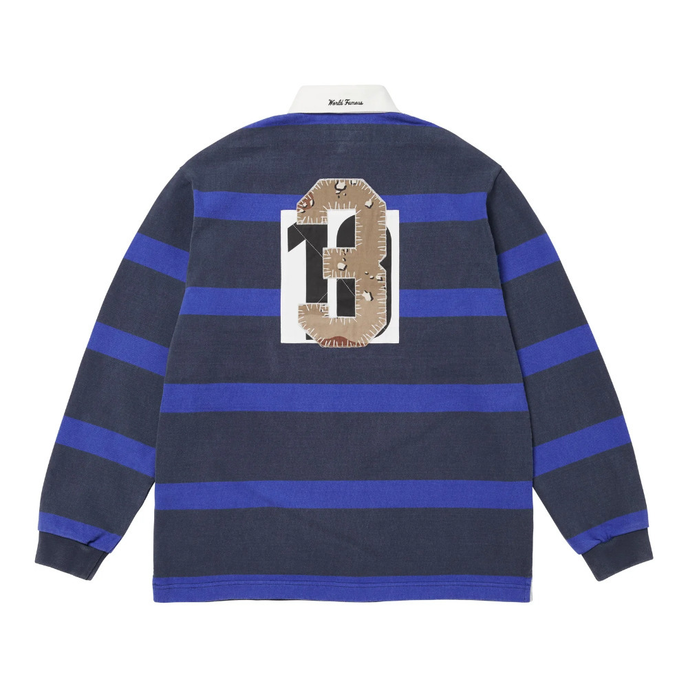 Supreme】Stripe Rugby☆Navy☆25FW☆ (Supreme/ポロシャツ) 121951280