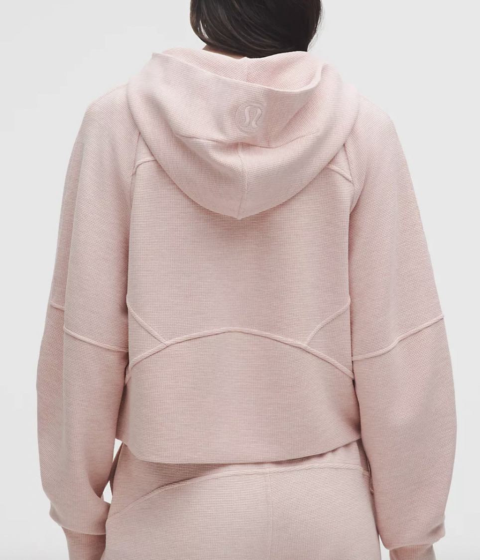 ルルレモン】ワッフルHoodie Scuba Oversized Full-Zip Waffle