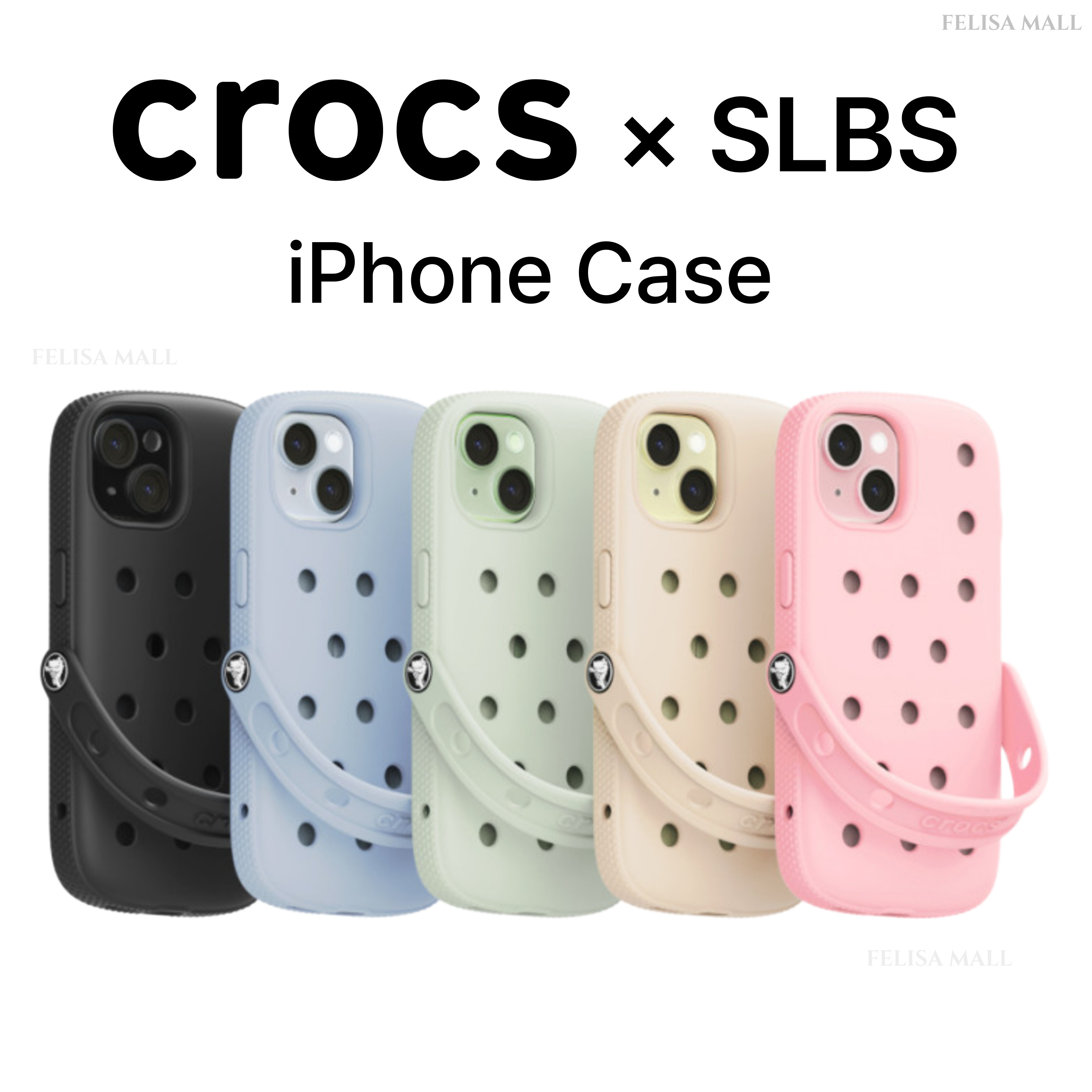 CROCS] x SLBS iPhoneケース Case For iPhone Case 韓国人気 (CROCS