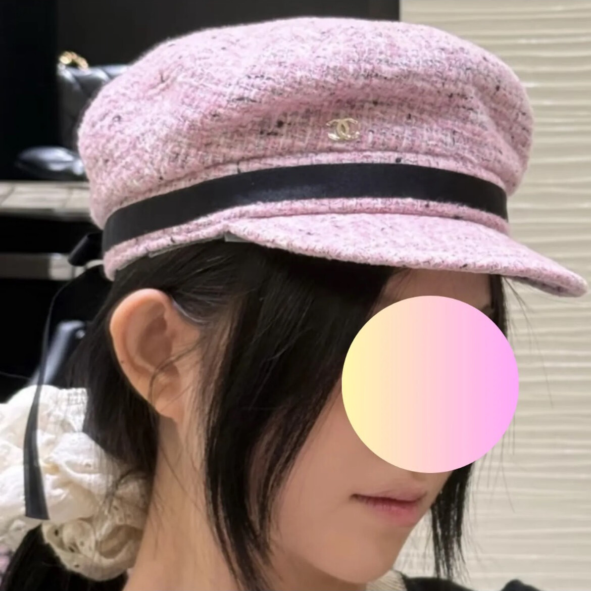 CHANEL】上品☆ツイード素材 キャスケット (CHANEL/ハンチング