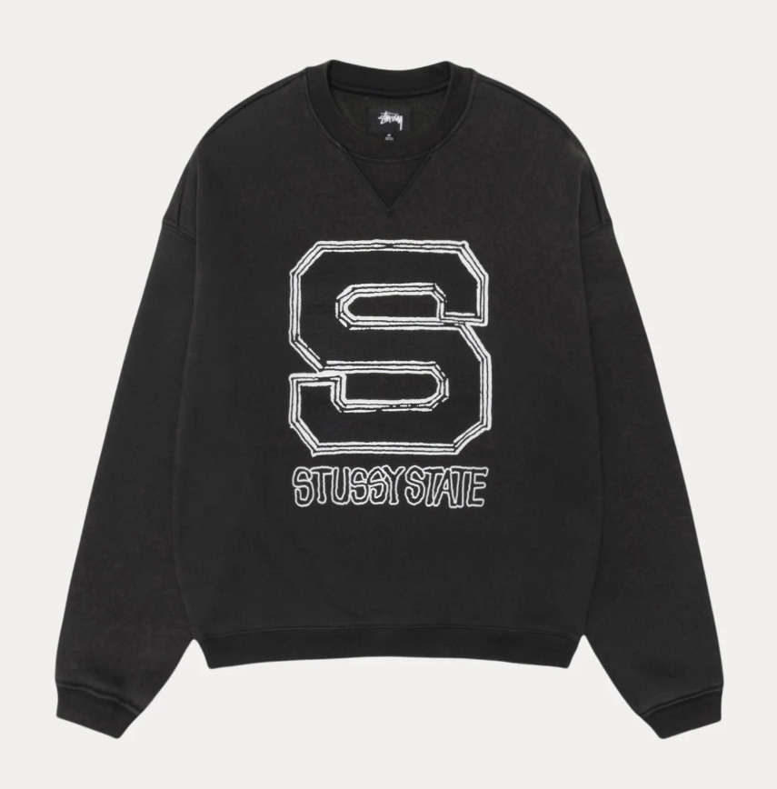 2025-26AW【STUSSY】STATE CREW クールなスウェット！完売間近 (STUSSY