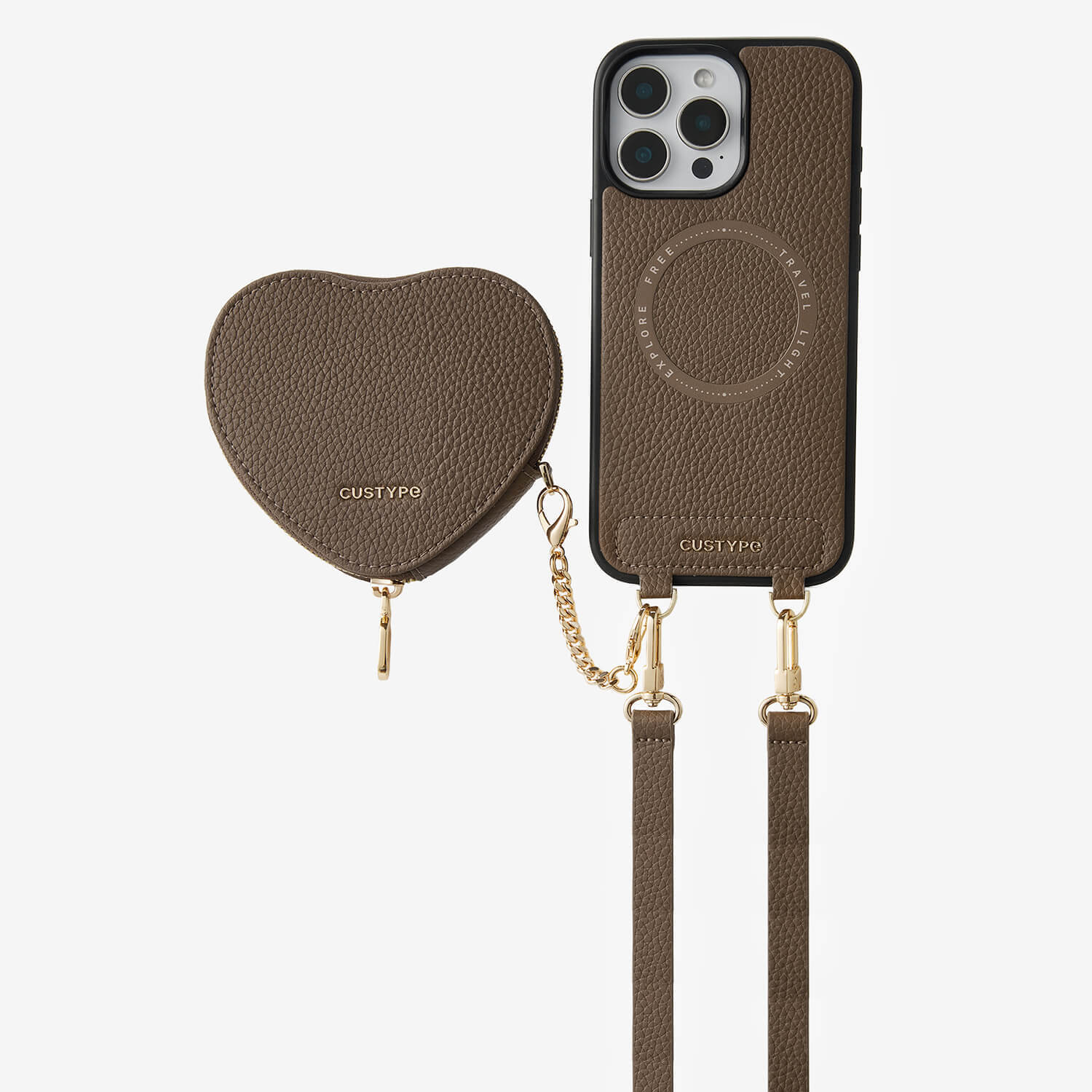 Custypeカスタイプ◇ハートデザインキットiPhoneケース4点セット