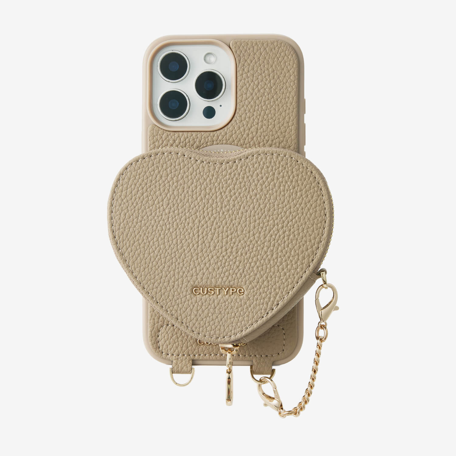 Custypeカスタイプ◇ハートデザインキットiPhoneケース4点セット