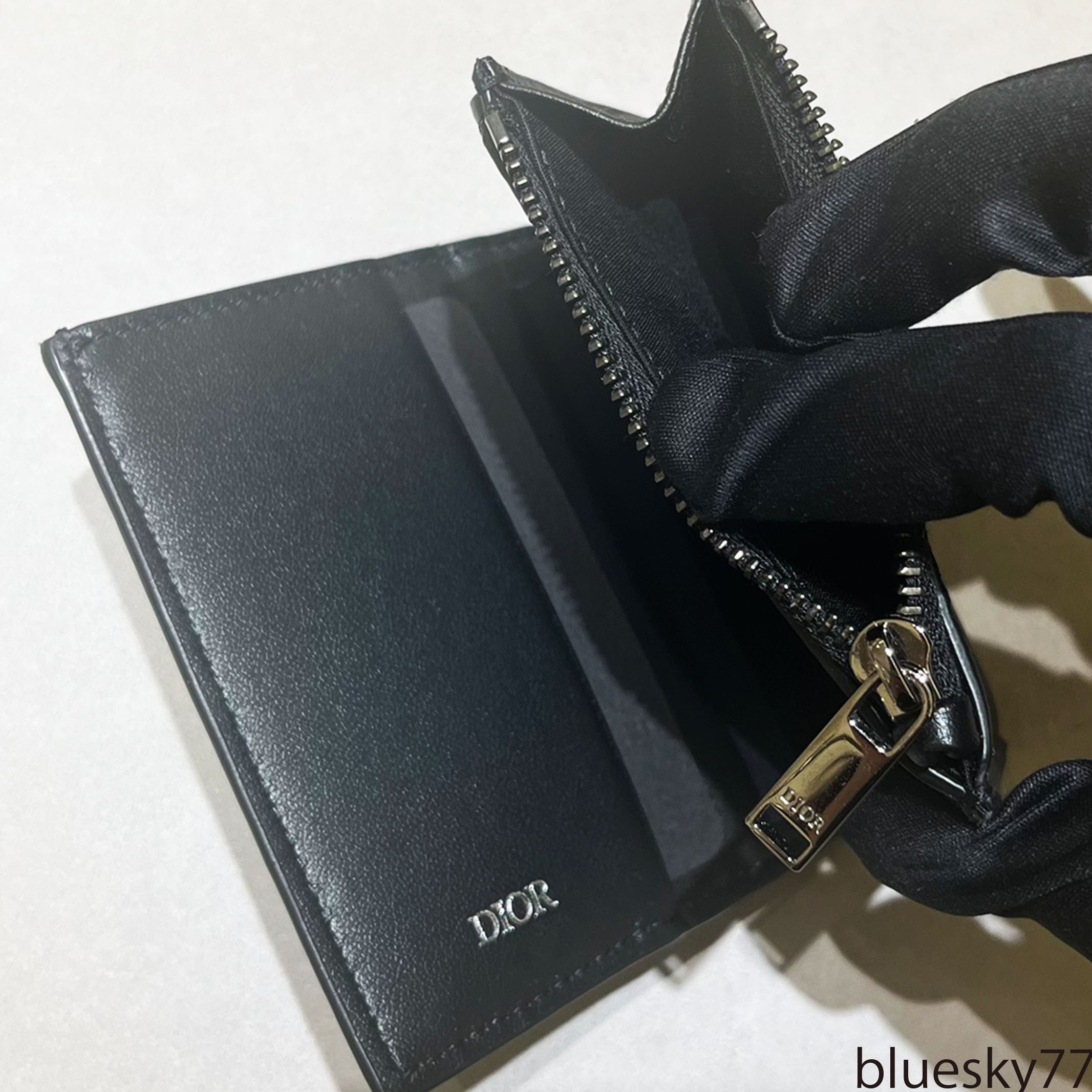 DIOR（ディオール）2つ折りウォレット 折財布 メンズ コンパクト (Dior