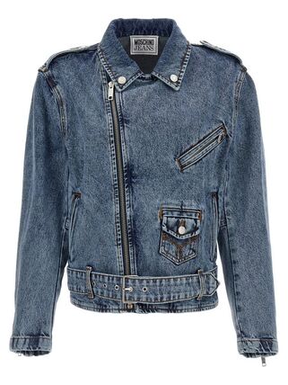Moschino ロゴデニムジャケット S115437884 - ジャケット・アウター