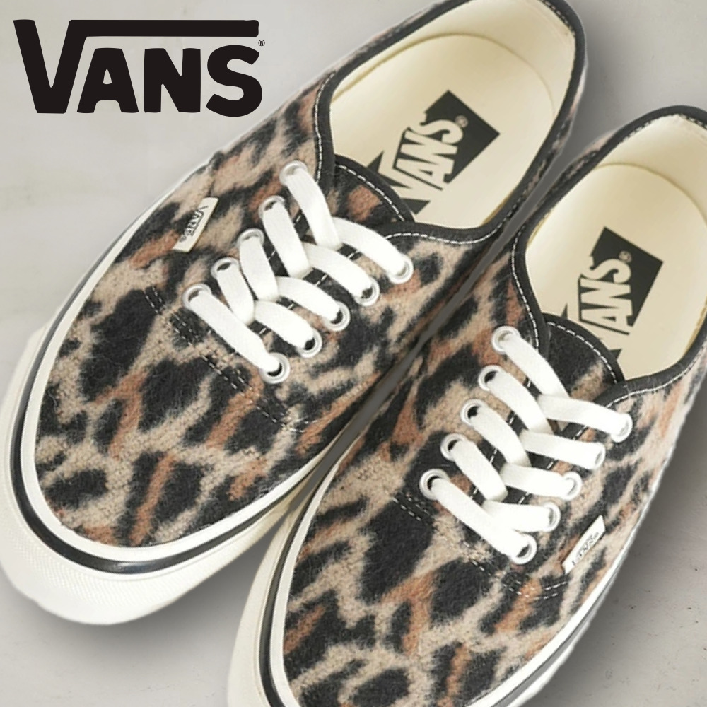 送料関税無料【Vans】LX Authentic 44 スニーカー/Leopard Black (VANS