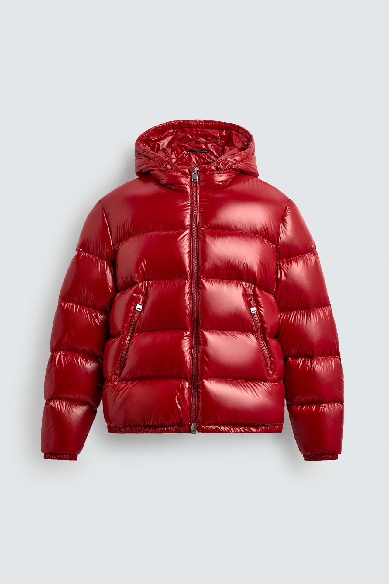 ZARA】撥水加工100％フェザーダウンジャケット 3411/510/800 (ZARA