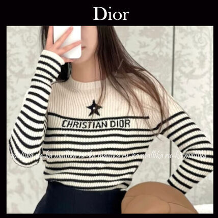 ボーダー S Dior(ディオール) ニット・セーター(レディース