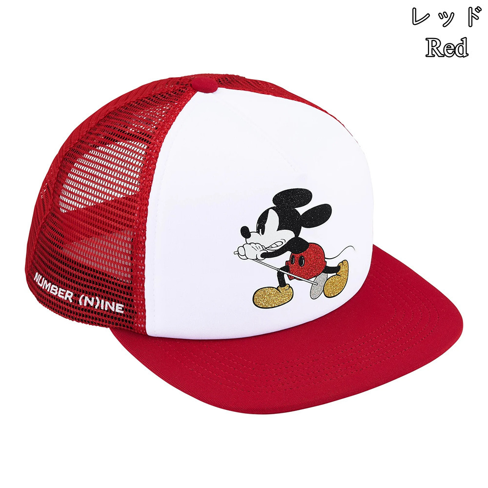 Supreme x Number (N)ine x Mickey Mouse】Mesh Back 5-Panel (Supreme