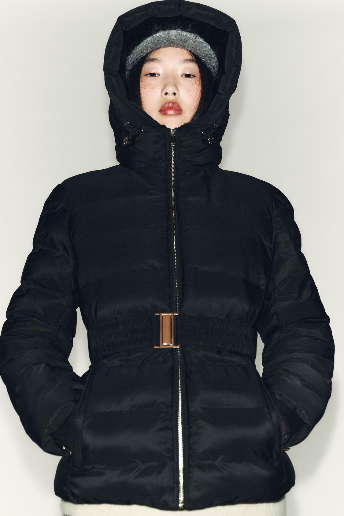 ZARA】ウォーターレペレントスリムフィットショートアノラック (ZARA
