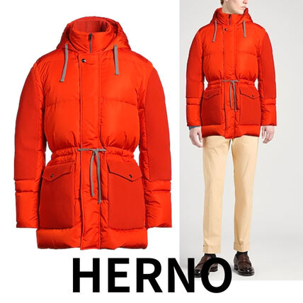 オレンジ系 HERNO(ヘルノ) ダウンジャケット(メンズ) - ブランド通販の