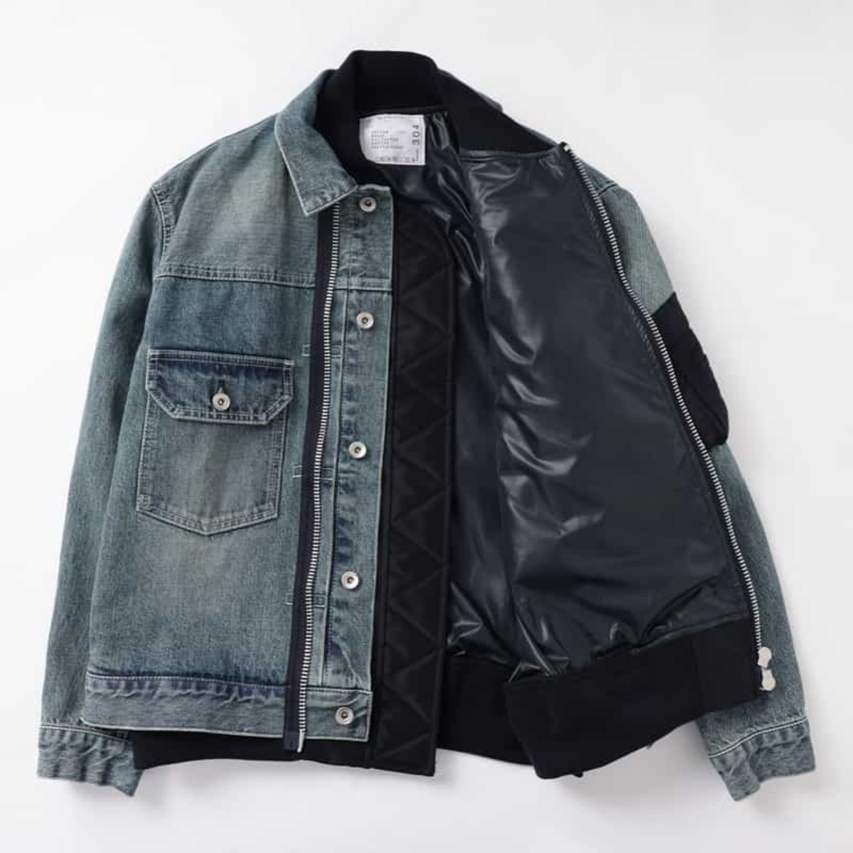 国内発送 SACAI サカイ コンビネーション デニムジャケット 完売