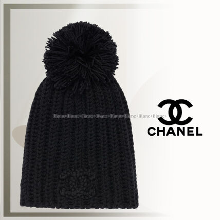 ニット帽 ポンポン CHANEL(シャネル) - ブランド通販のBUYMA