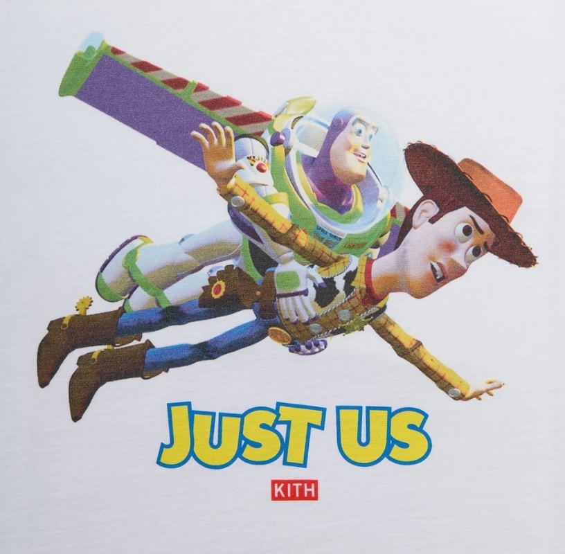 ☆25AW☆Disney X Kith for Pixar Just Us Flying Vintage Tee