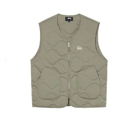 ☆関税込☆Stussy☆RECYCLED NYLON LINER VEST☆ (STUSSY/ベスト・ジレ