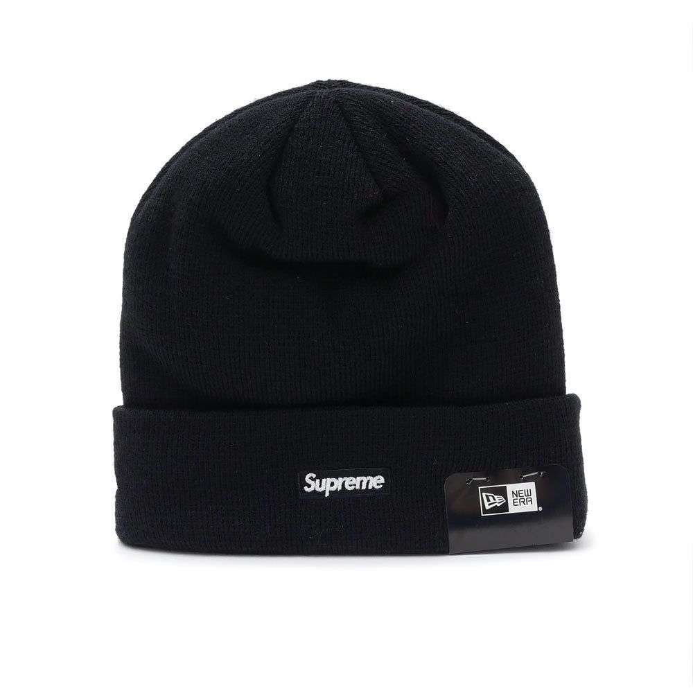 Supreme FW16 New Era Big S Beanie 黒 (Supremeステッカー付き