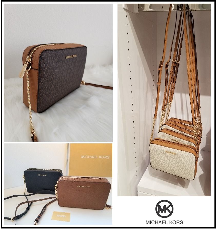 Michael Kors】 Jet Set Item クロスボディーバック！関税込 (Michael