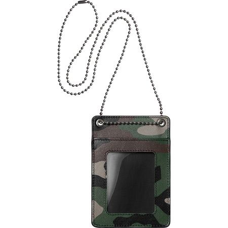 FW18 Supreme Leather ID Holder Wallet カードホルダー ケース