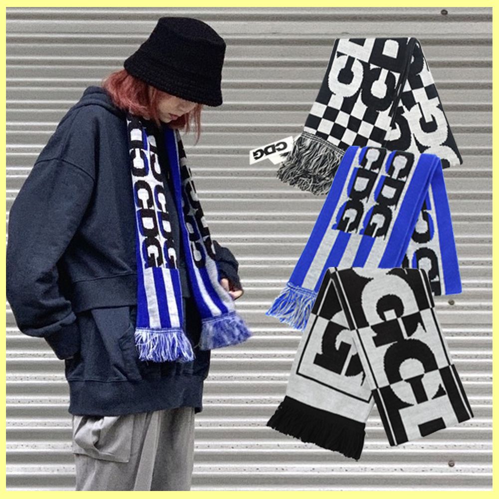 COMME des GARCONS CDG ニットストール マフラー (COMME des GARCONS