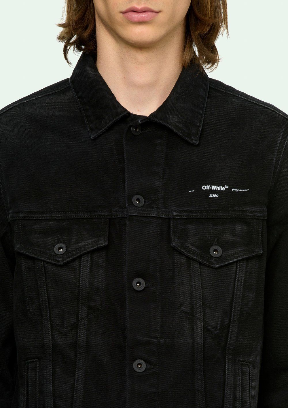 Off-White DENIM JACKET オフホワイト デニムジャケット Gジャン (Off