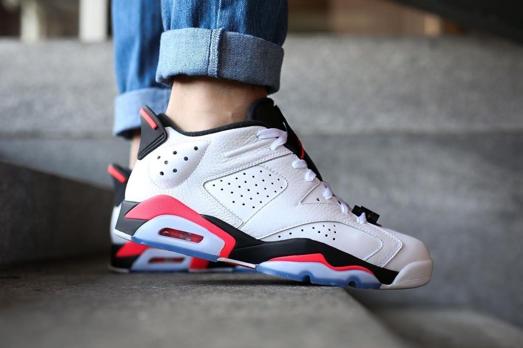 Nike Air Jordan 6 Low Infrared White ナイキ エアジョーダン6 (Nike