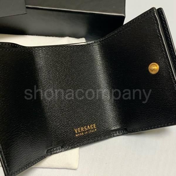 関税込】VERSACE ヴェルサーチェ◇メデューサ 三つ折り財布 (VERSACE