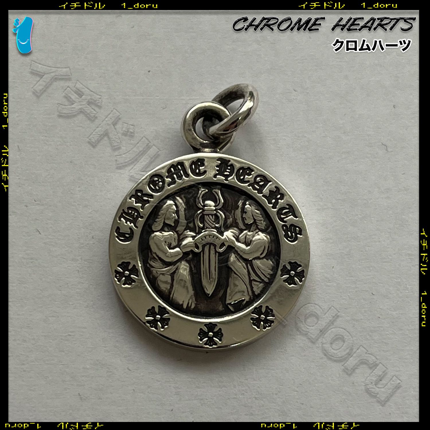 Chrome Hearts エンジェル メダル オーバルV2 Angel Necklace (CHROME