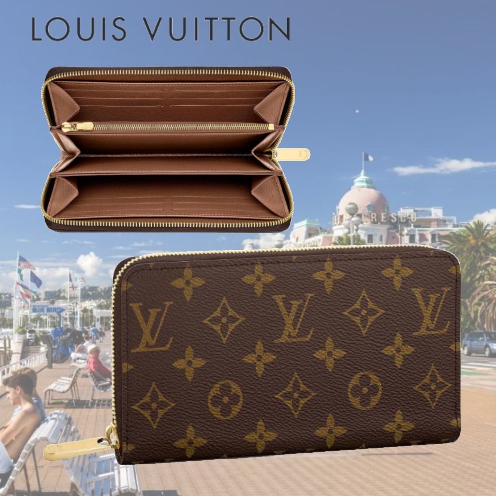 ☆安心の国内発送☆ LV ジッピー・ウォレット モノグラム ♪ (Louis