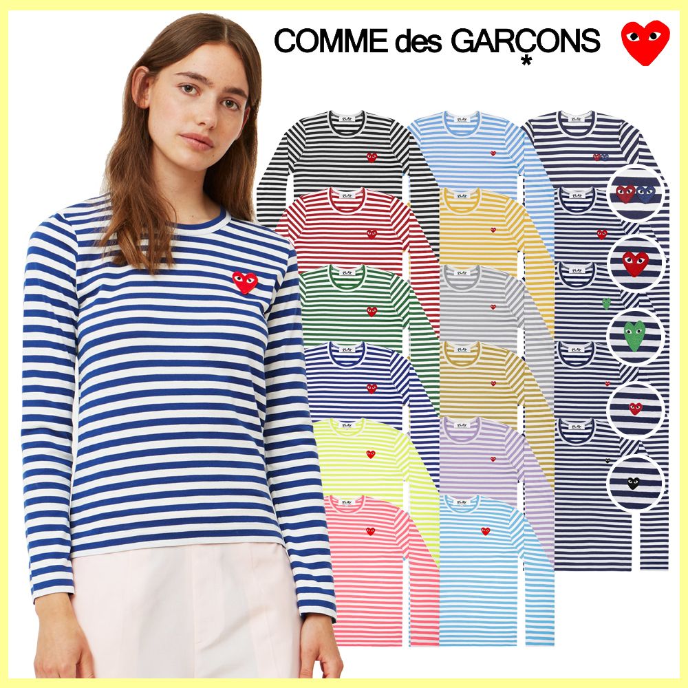 COMME des GARCONS レディース ボーダーTシャツ (COMME des GARCONS/T