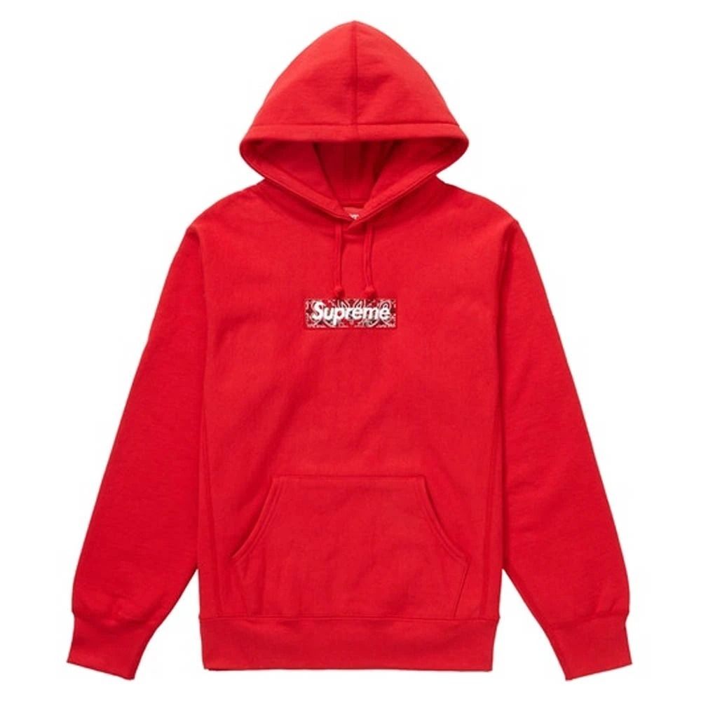 Supreme Bandana Box Logo Hooded Red シュプリーム バンダナ 赤