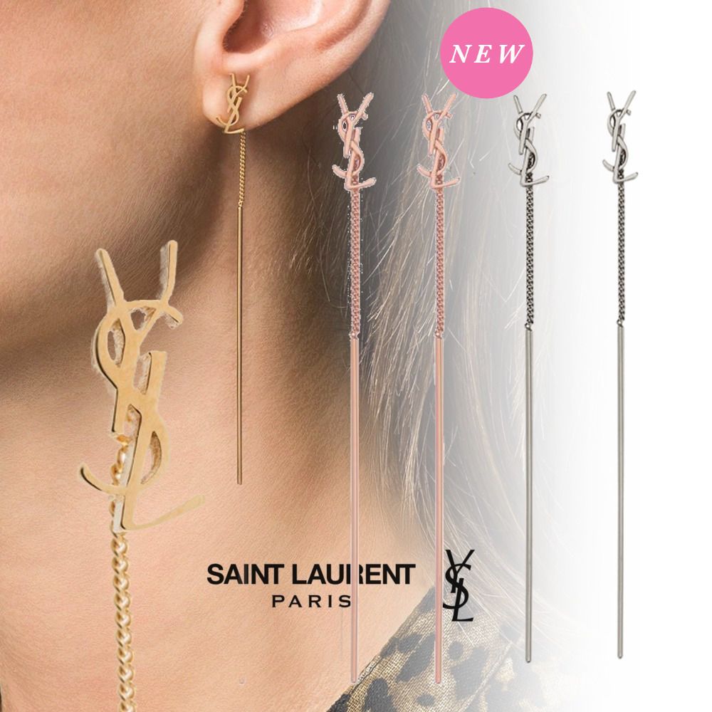 Saint Laurent オピウム YSL ピアス ゴールド/シルバー (Saint Laurent