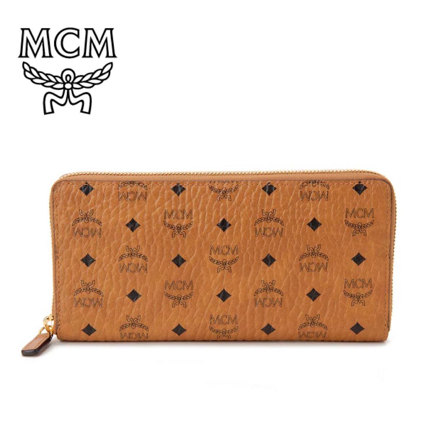 ☆ MCM ☆ ロゴモノグラム ラウンドファスナー長財布 (MCM/長財布