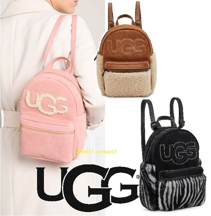 SALE【ロゴ&シープスキン】UGG Dannie II Miniバックパック (UGG